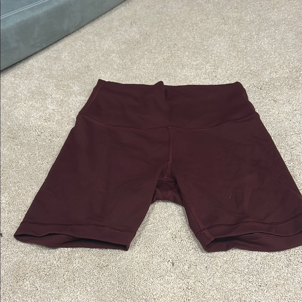 Women's Lululemon Burgundy Shorts